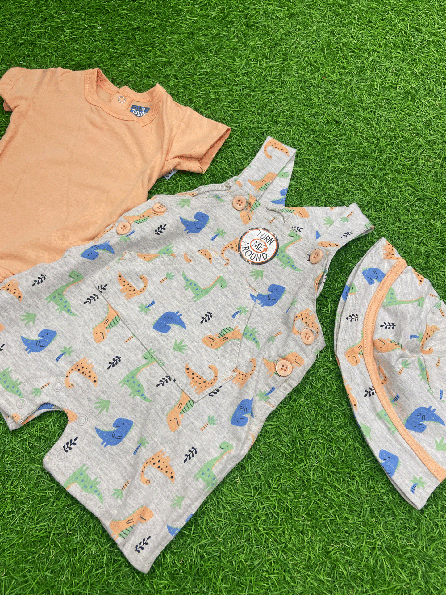 CONJUNT0 OVERALL PARA BEBE-D94368TTD