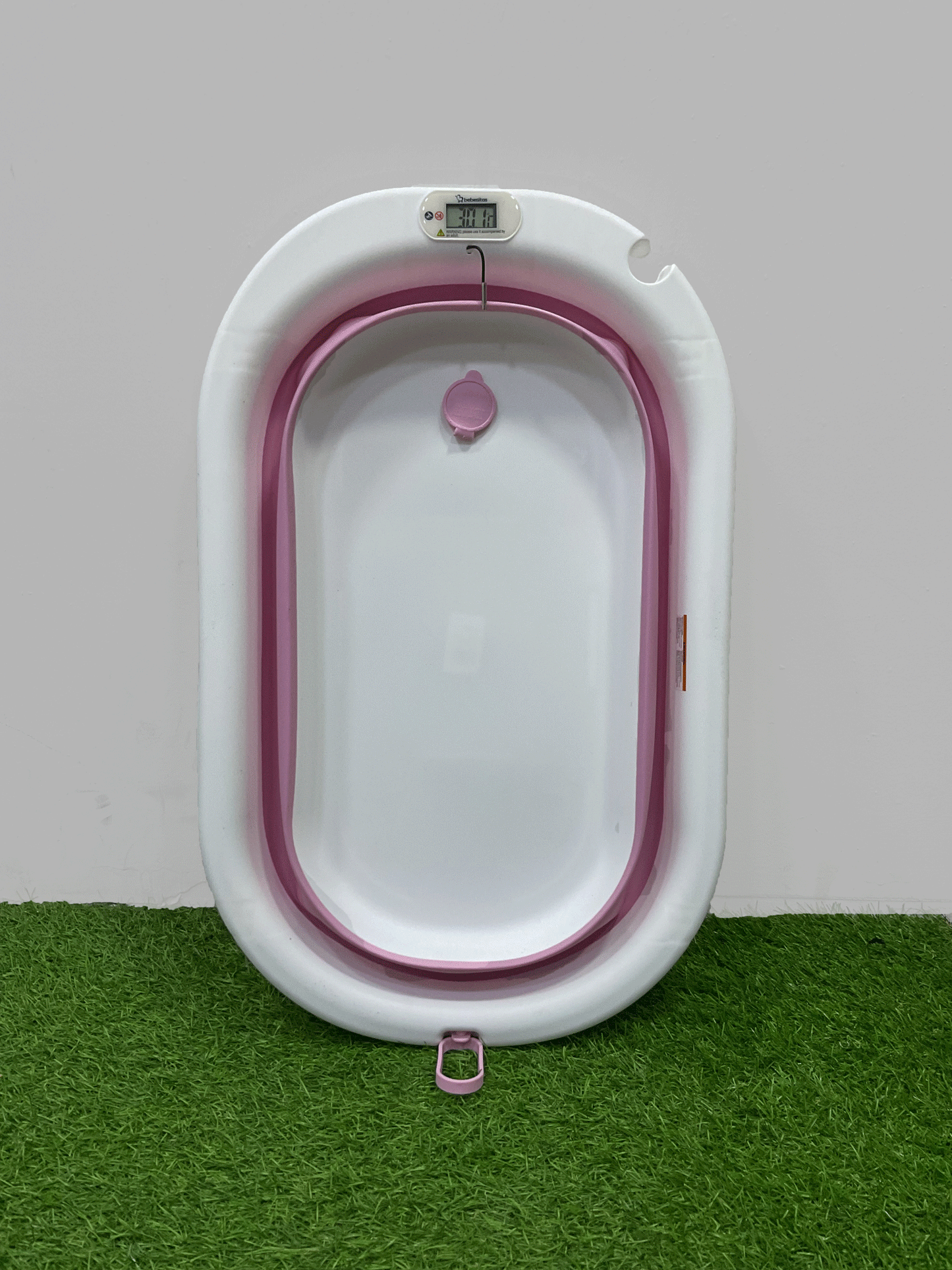 BAÑERA PLEGABLE CON TERMÓMETRO DÍGITAL -TUBBY5500