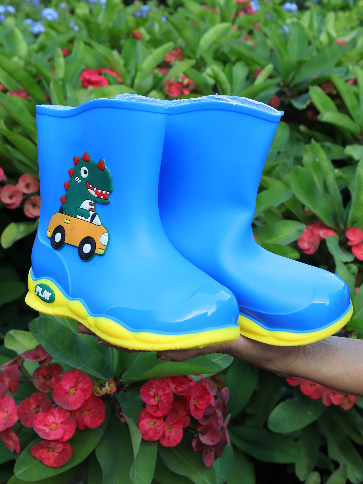 Botas de lluvia con figura de dino - 84840