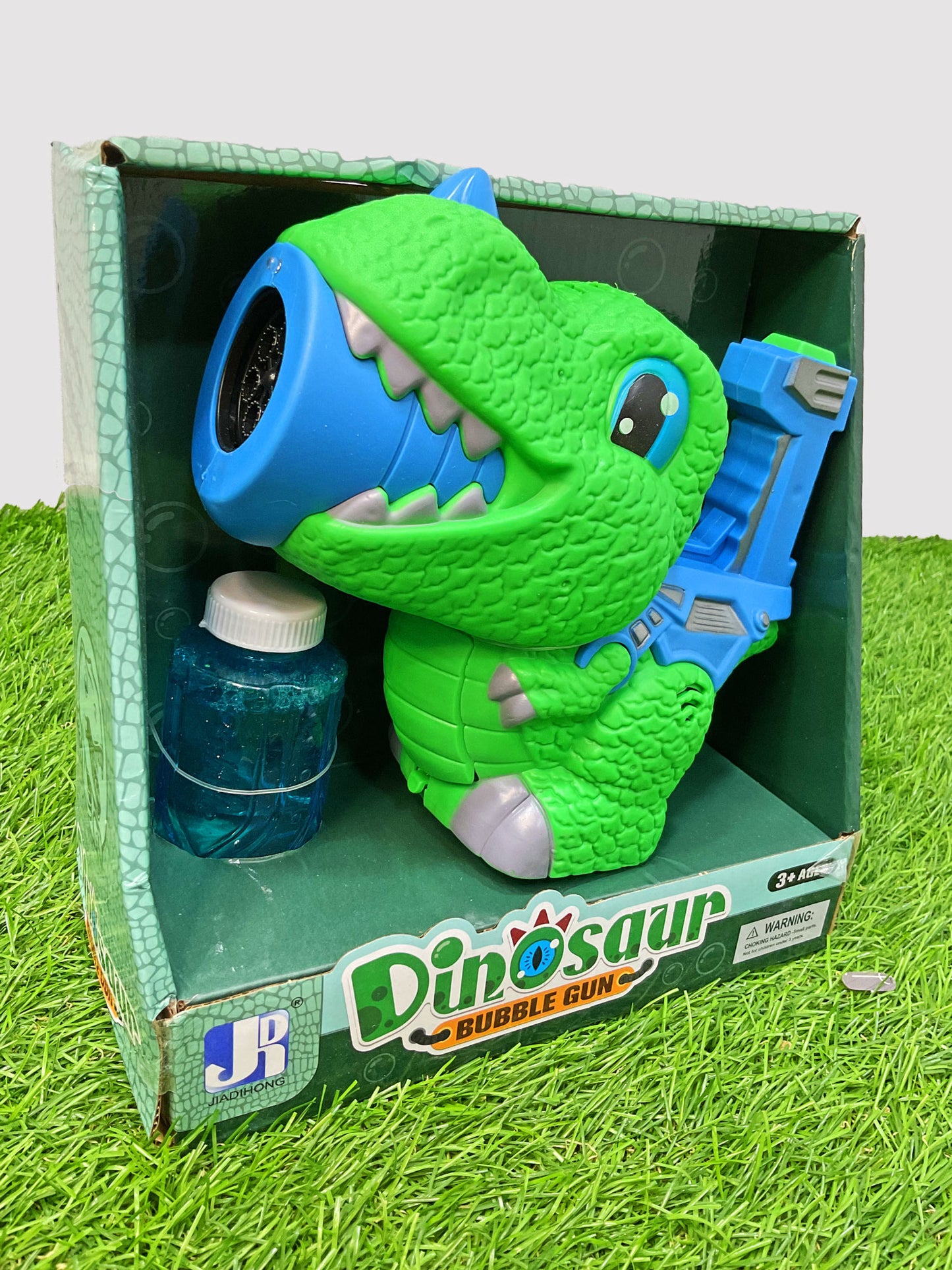 Pistola de burbujas en forma de dinosaurio para niños-PV20