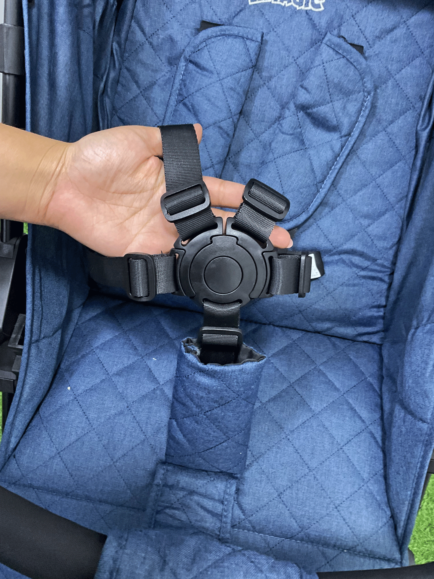 COCHE CON PORTA BEBE - 300DBLUE