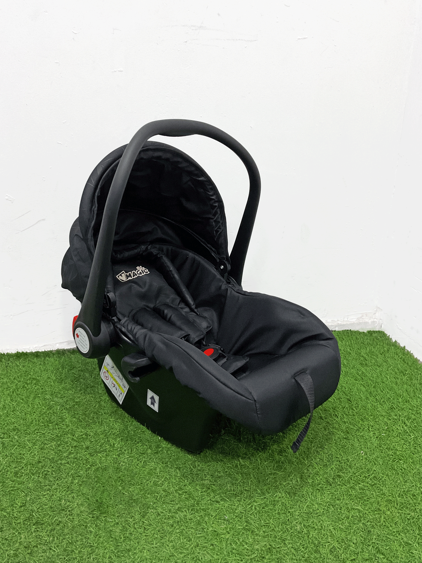 COCHE CON PORTA BEBE - HZ006BLACK