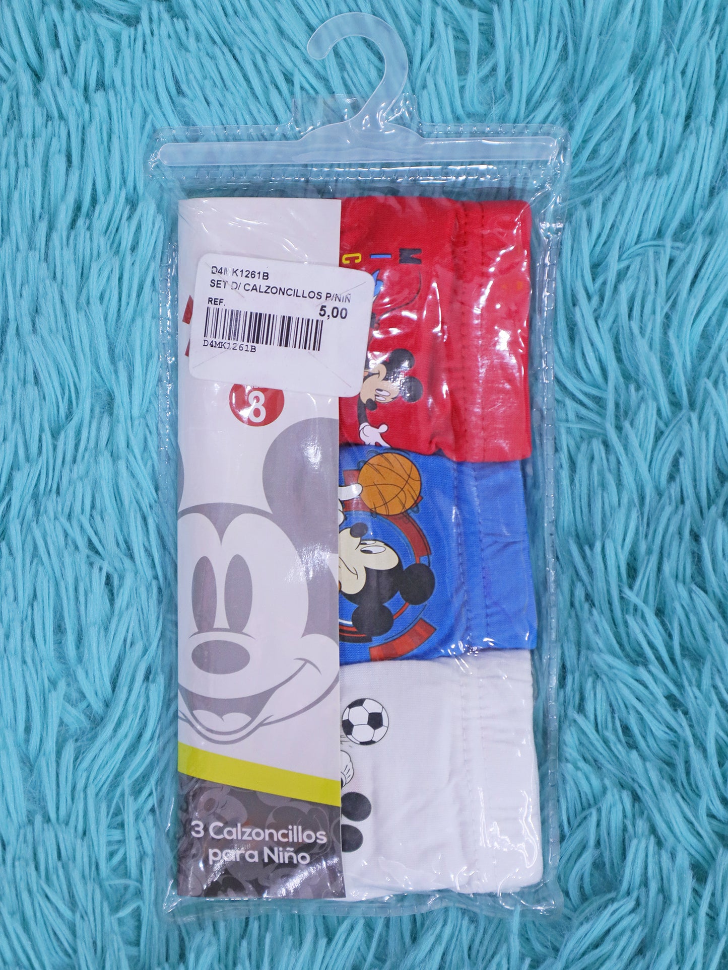Set 3 calzoncillos de Mickey -D4MK1261B