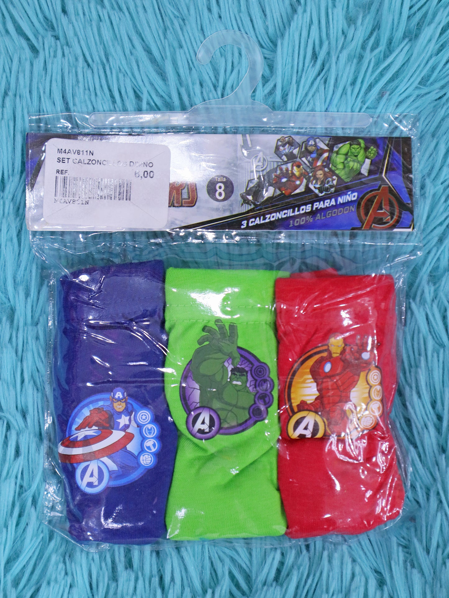 Set 3 calzoncillos de Avengers -M4AV811N