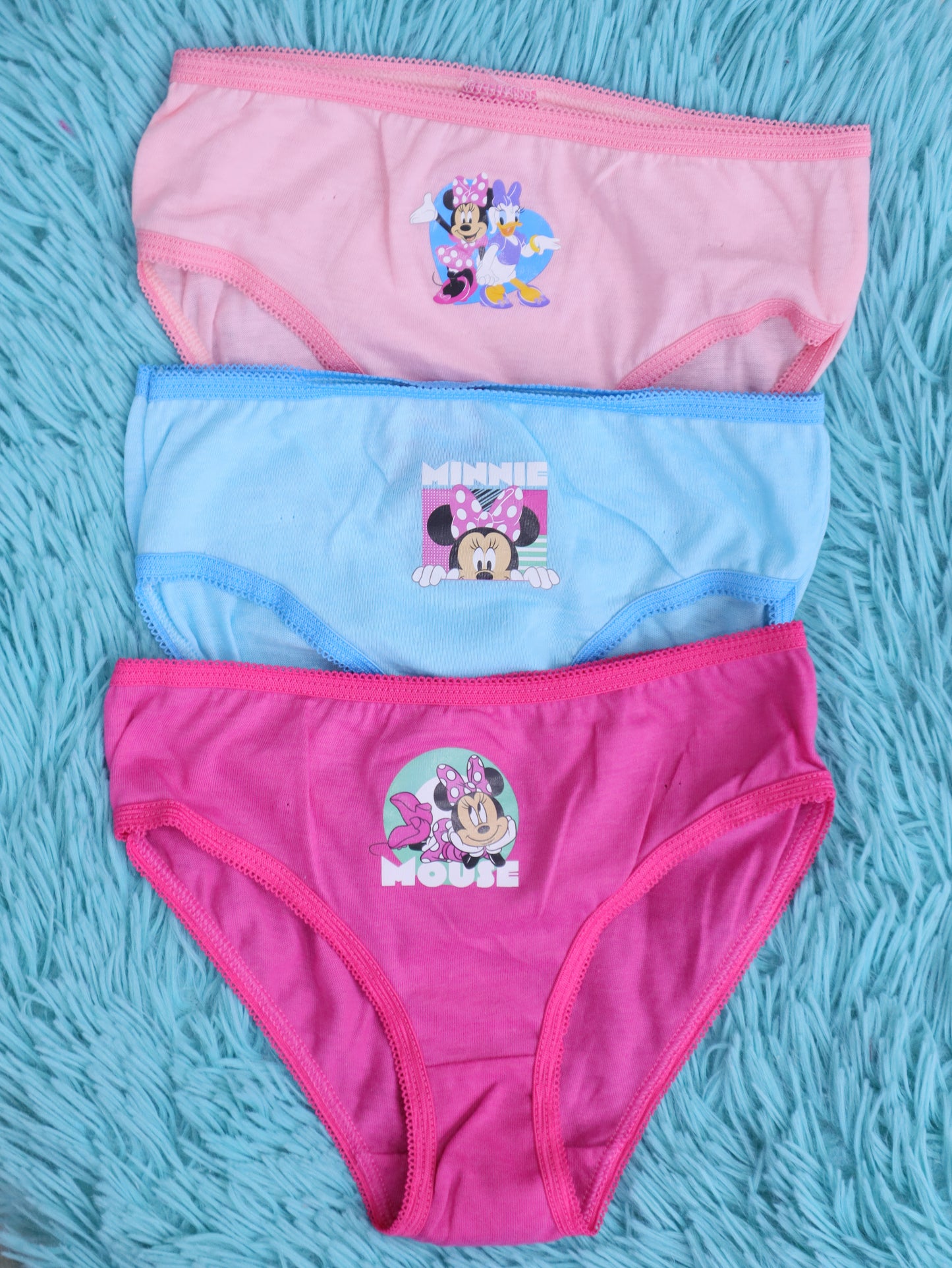 Set de 3 pantys temática Minnie Mouse -D4MI810D