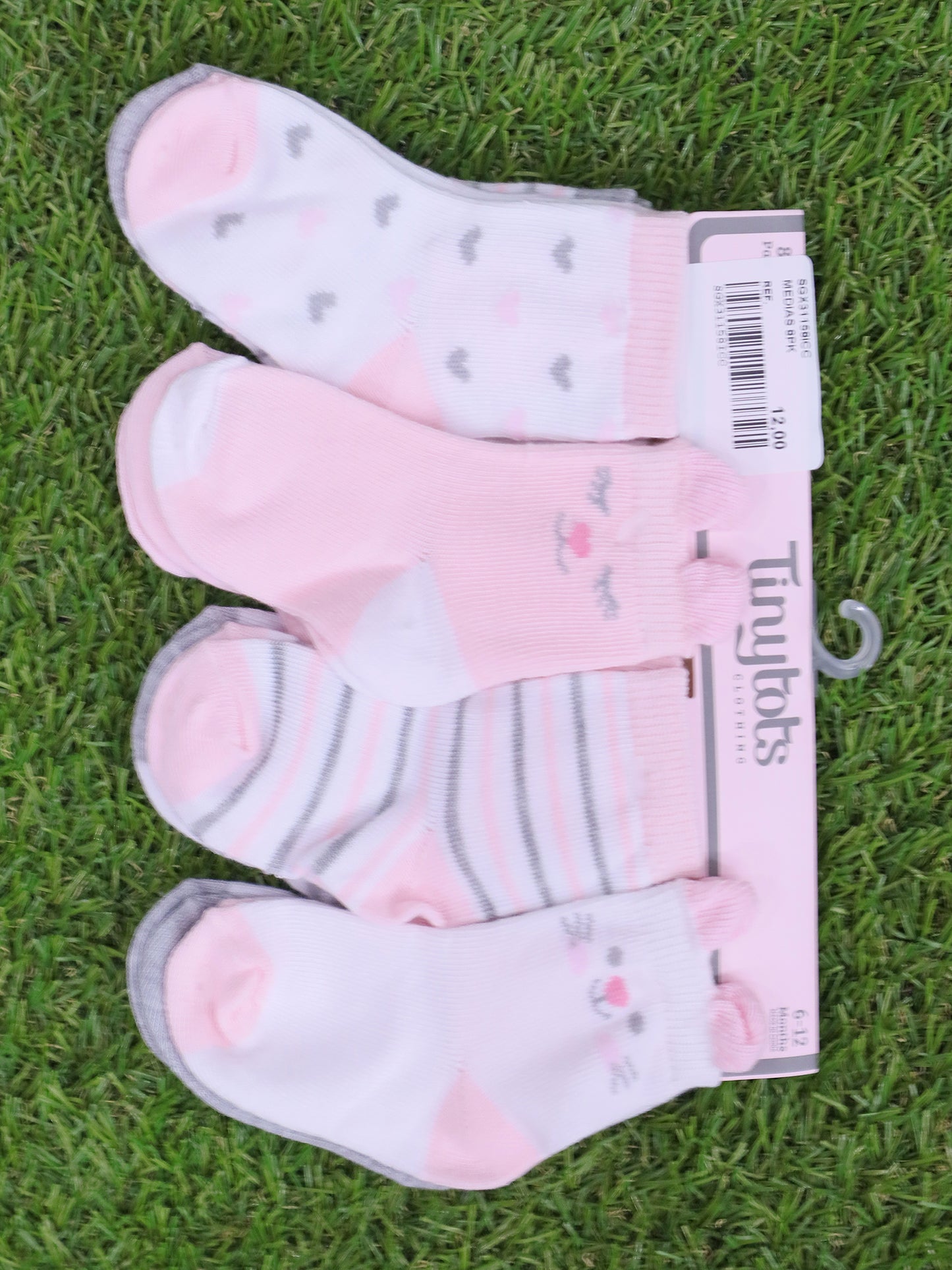 Set 8 pares de medias para niñas - SGX31158ICC