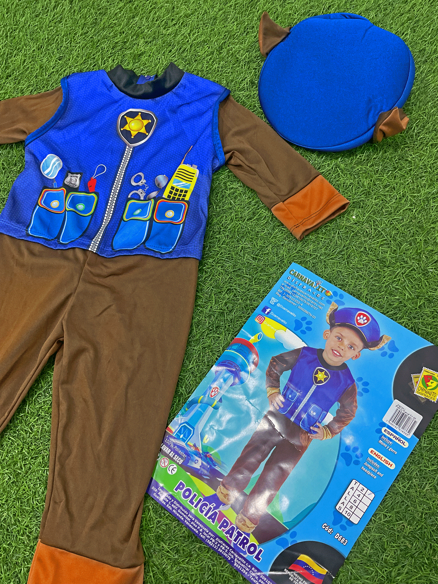Disfraz Paw Patrol Chesee