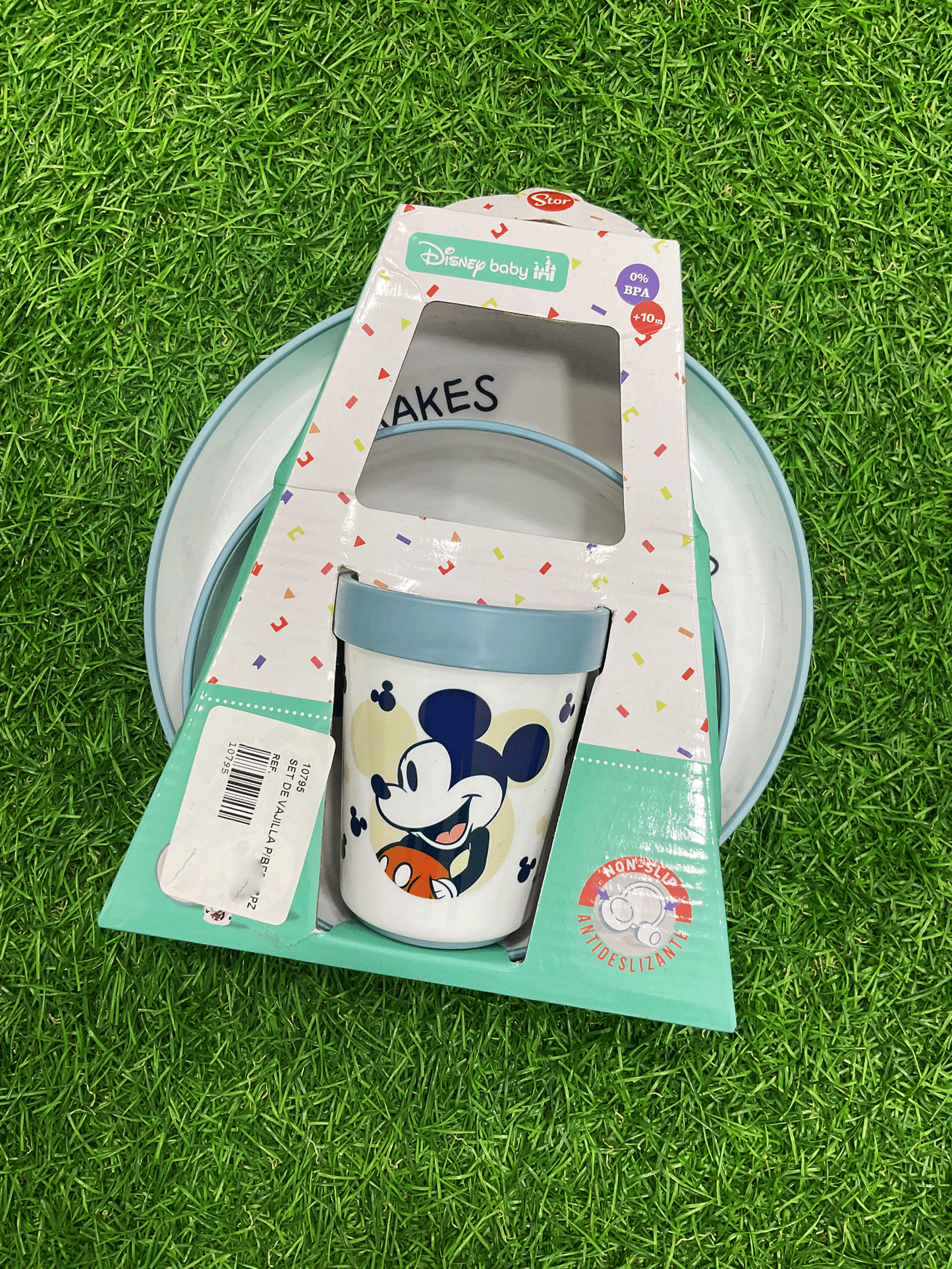 SET DE PLATO Y VASO - 10795