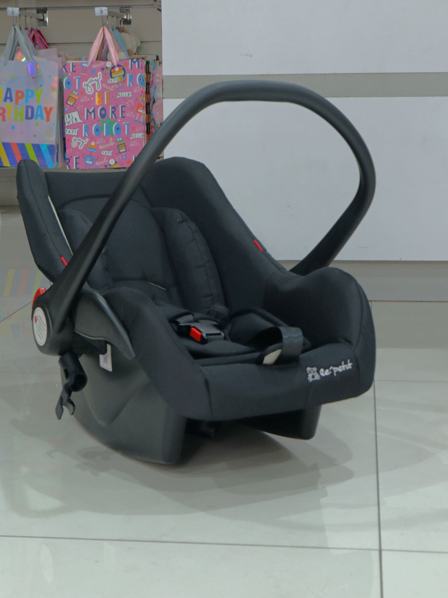 Coche con porta bebé - LP9947BLCK