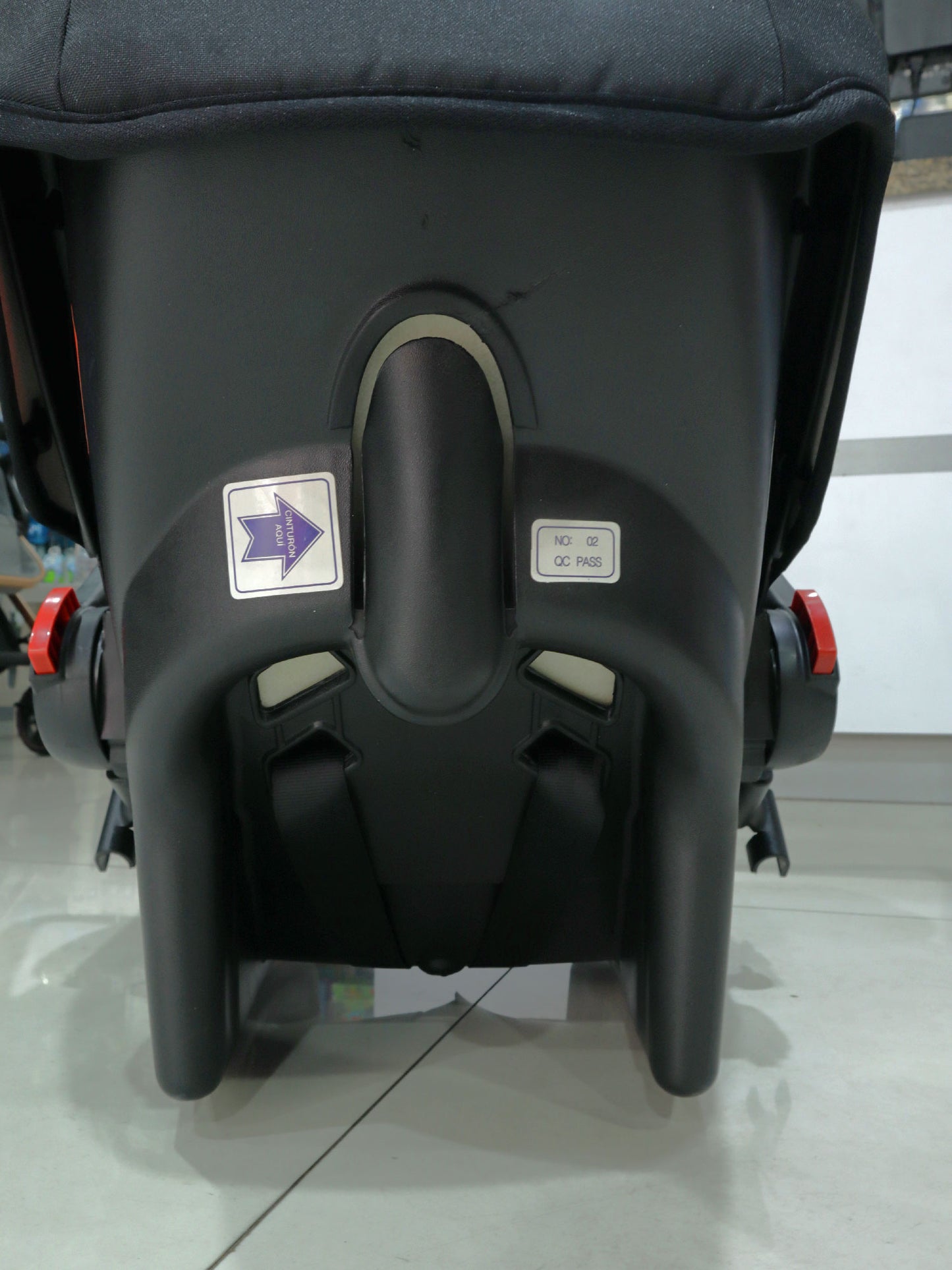 Coche con porta bebé - LP9947BLCK