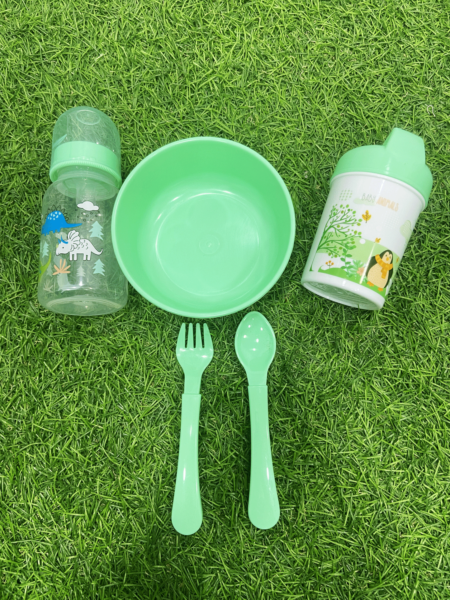 SET DE TASA,BIBERÓN,VASO Y CUBIERTOS - LP9974