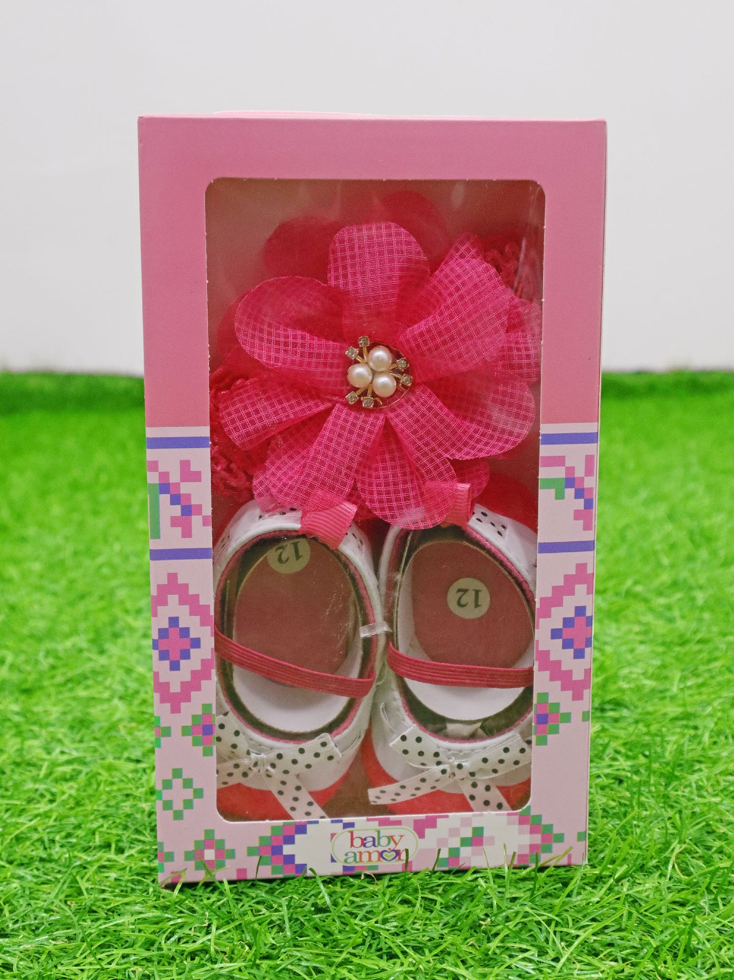 Zapatos y cintillo para bebe - 84832