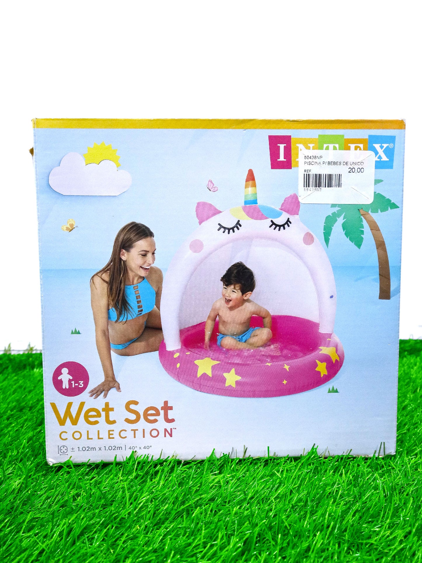 Piscina para bebés de unicornio - 58438NP