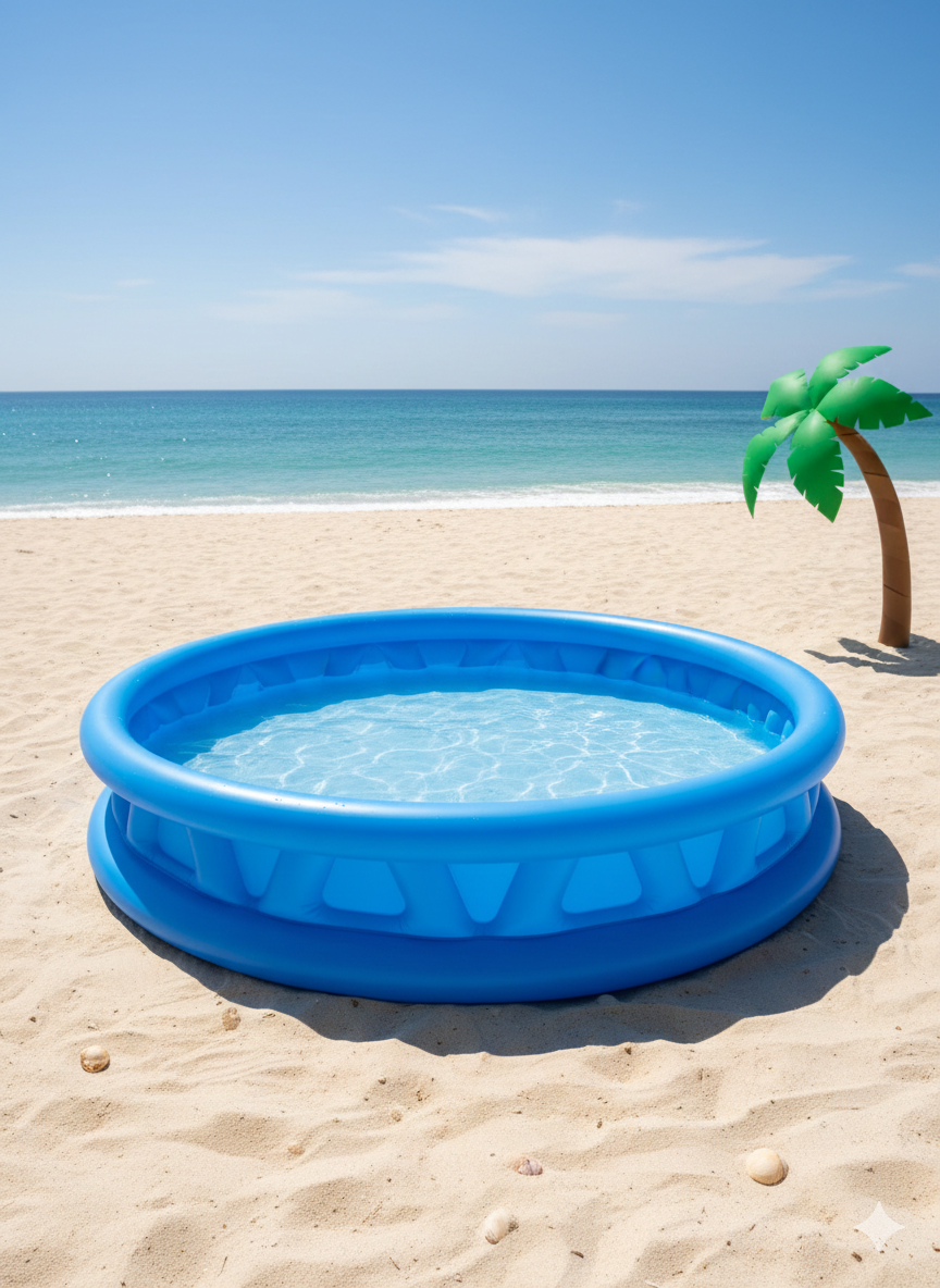 Piscina inflable azul - 58431NP