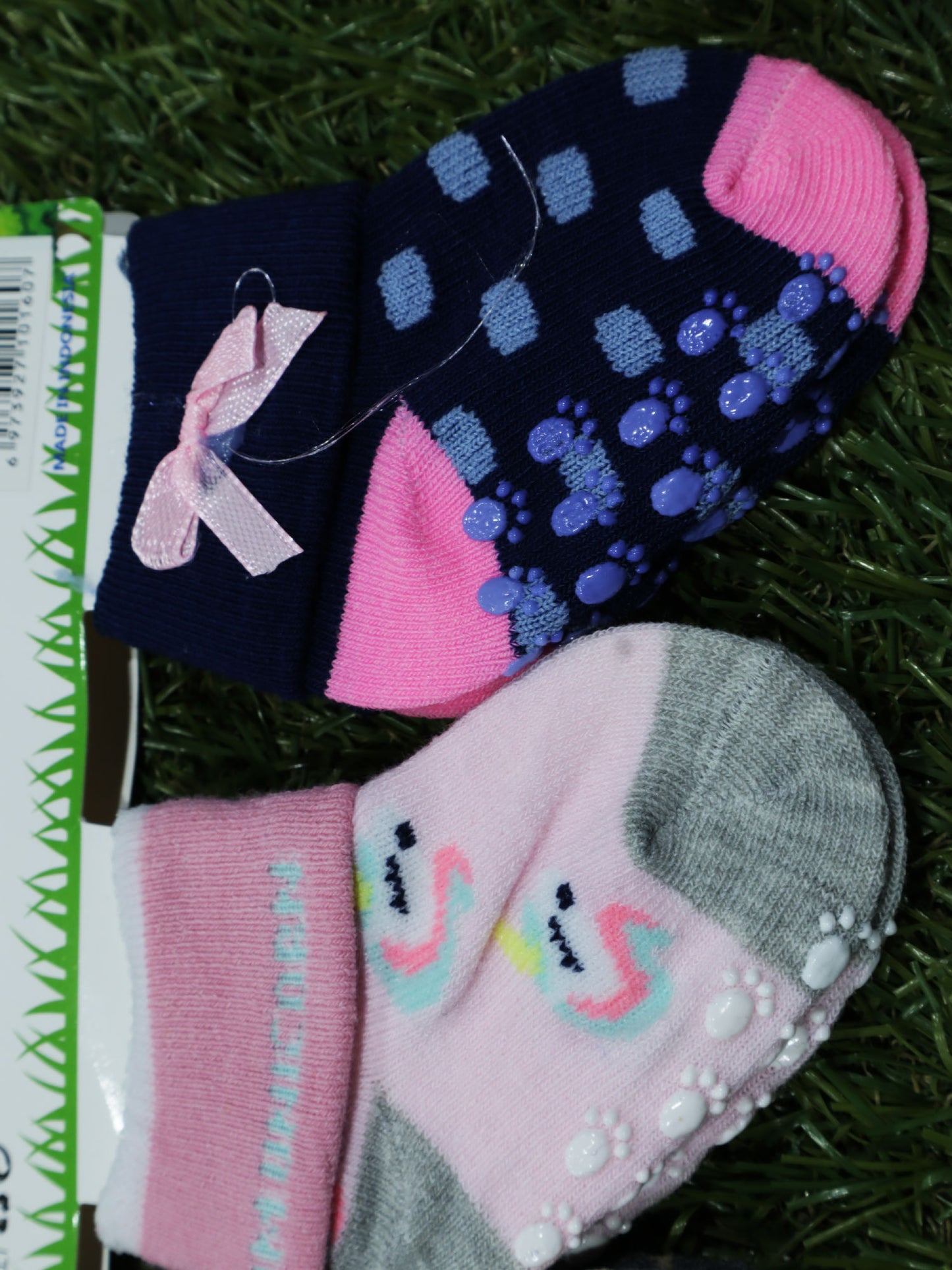 Set 3 pares de medias para bebés (anti resbalantes) -PHX160