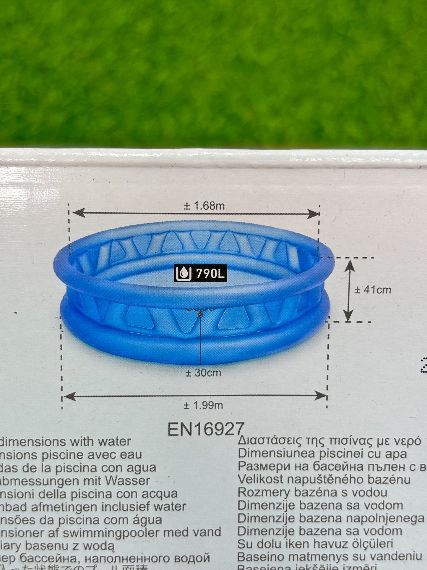Piscina inflable azul - 58431NP