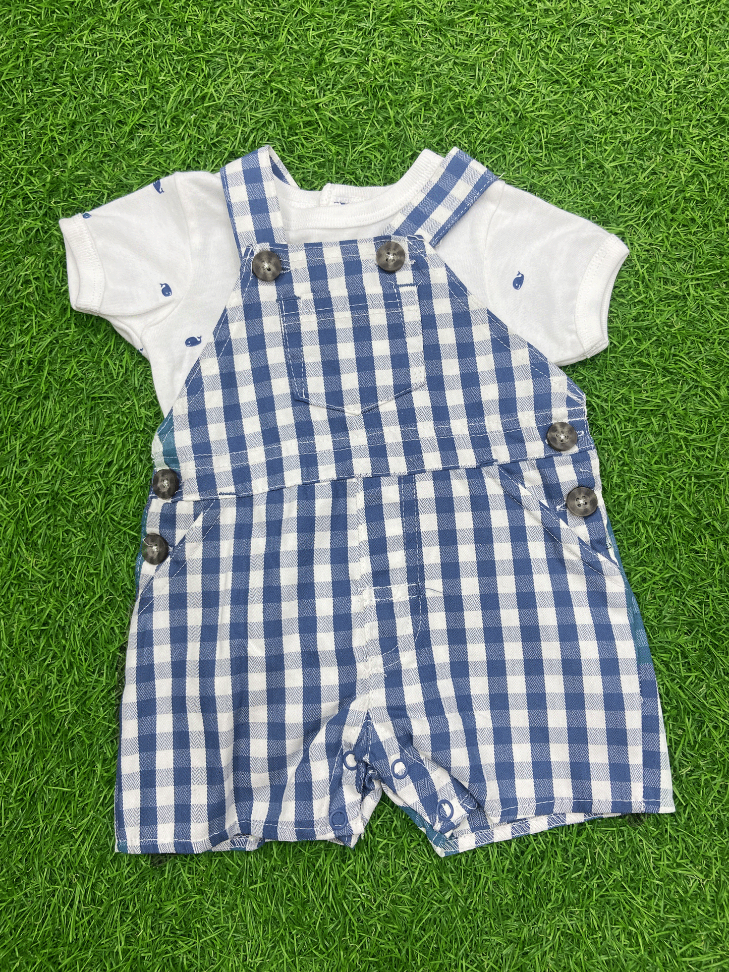 CONJUNTO OVERALL PARA BEBES- 394431TT