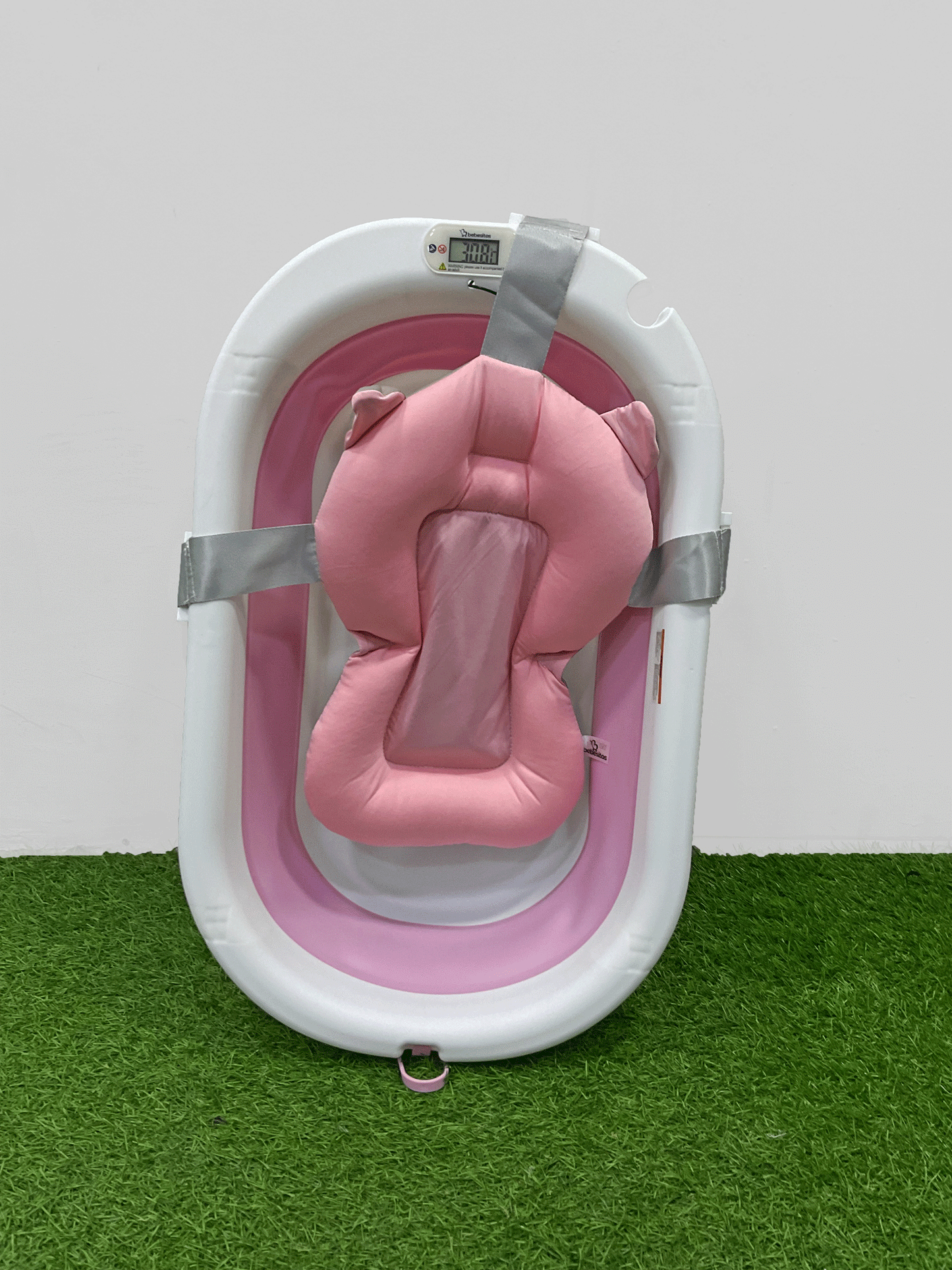 BAÑERA PLEGABLE CON TERMÓMETRO DÍGITAL - TUBBY6600