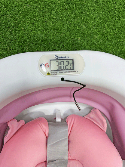 BAÑERA PLEGABLE CON TERMÓMETRO DÍGITAL - TUBBY6600