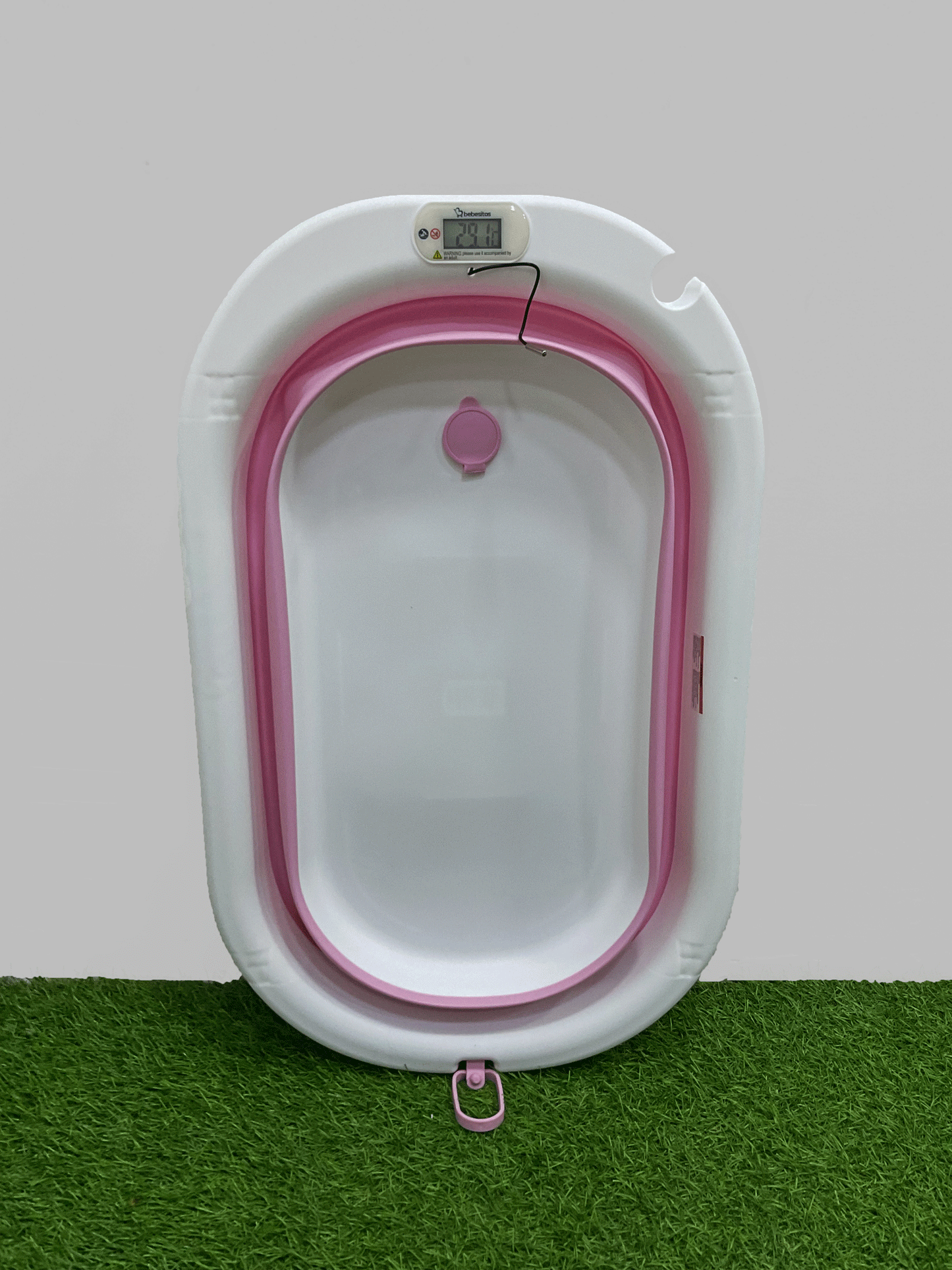 BAÑERA PLEGABLE CON TERMÓMETRO DÍGITAL - TUBBY6600