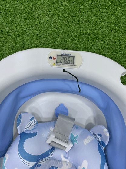 BAÑERA PLEGABLE CON TERMÓMETRO DÍGITAL - TUBBY6600