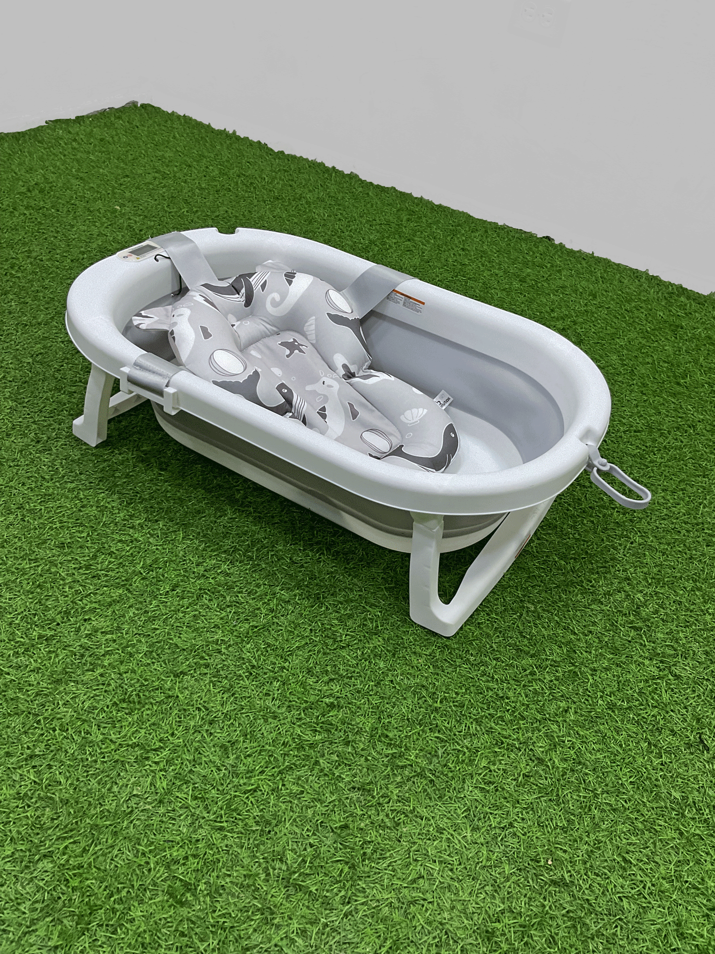 BAÑERA PLEGABLE CON TERMÓMETRO DÍGITAL - TUBBY6600