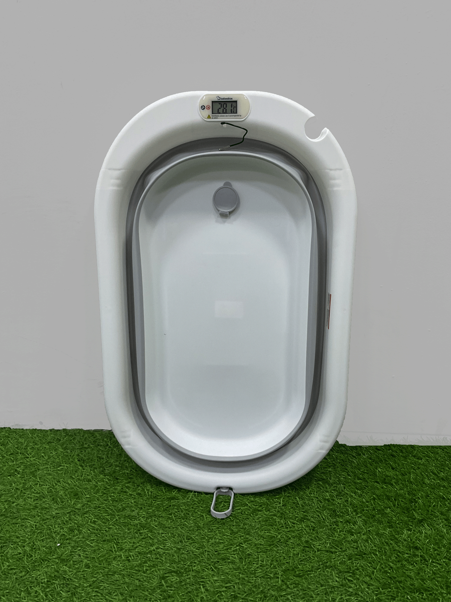 BAÑERA PLEGABLE CON TERMÓMETRO DÍGITAL - TUBBY6600