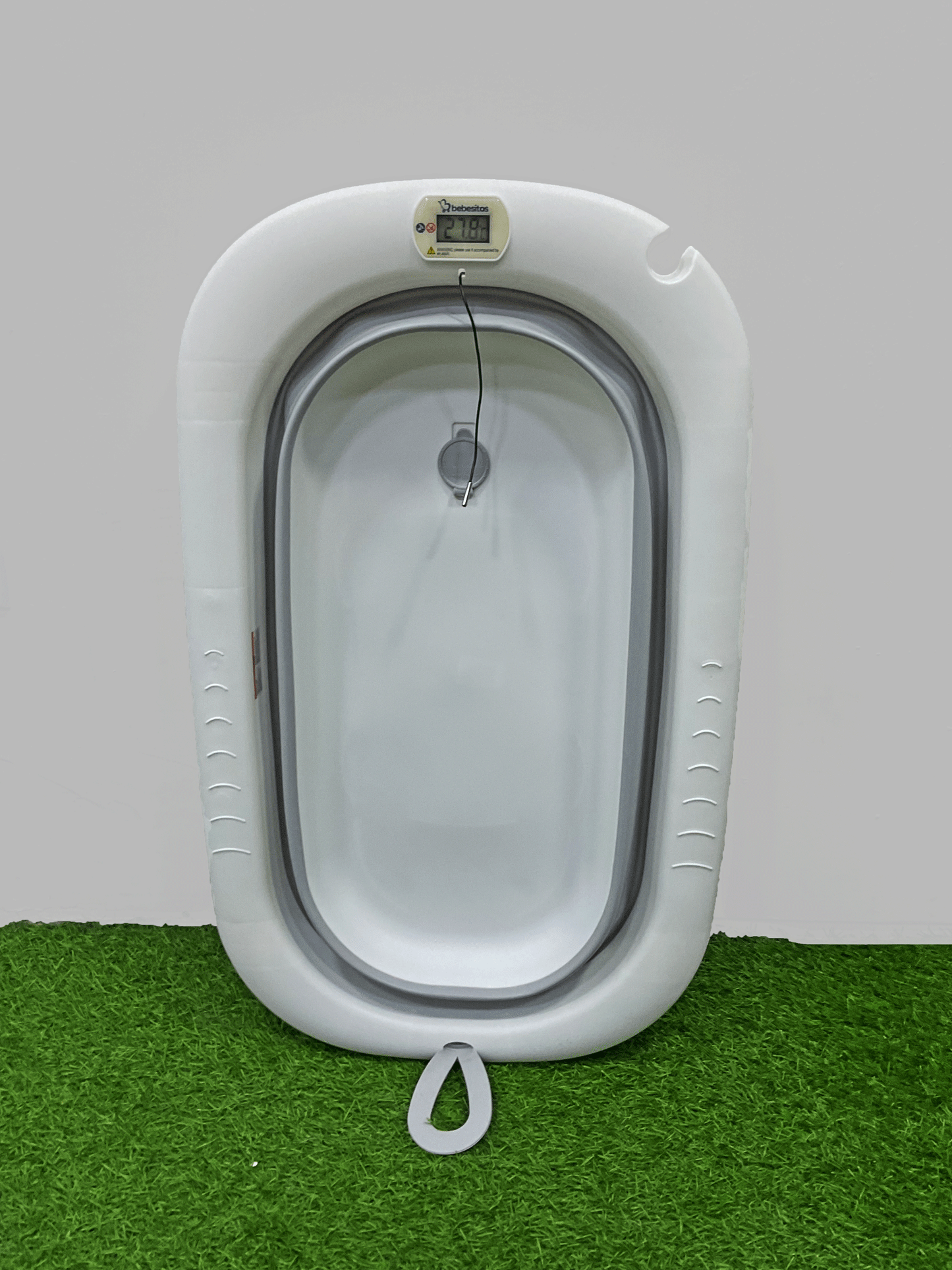 BAÑERA PLEGABLE CON TERMÓMETRO DÍGITAL - JJQ6666