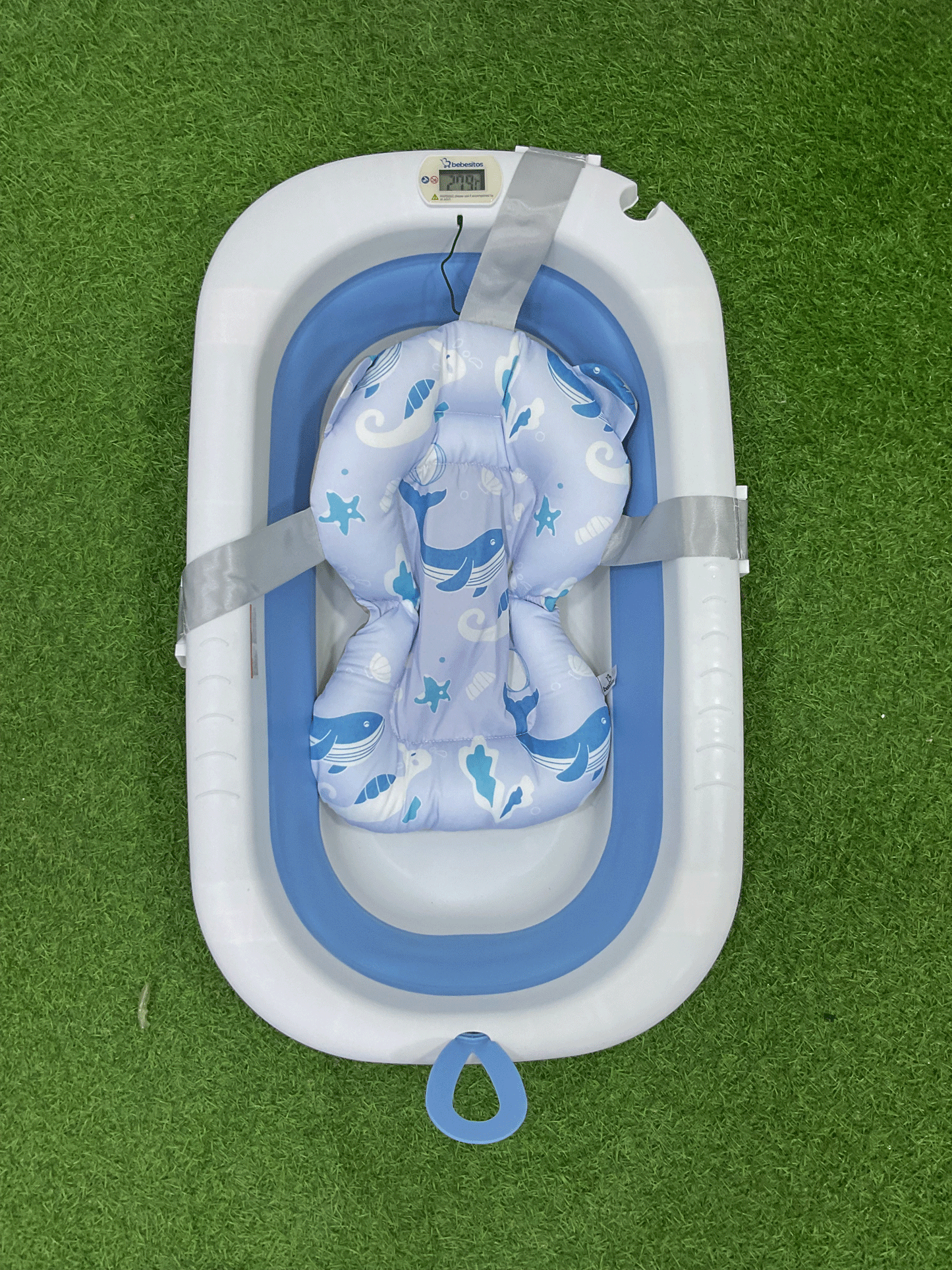 BAÑERA PLEGABLE CON TERMÓMETRO DÍGITAL - JJQ6666