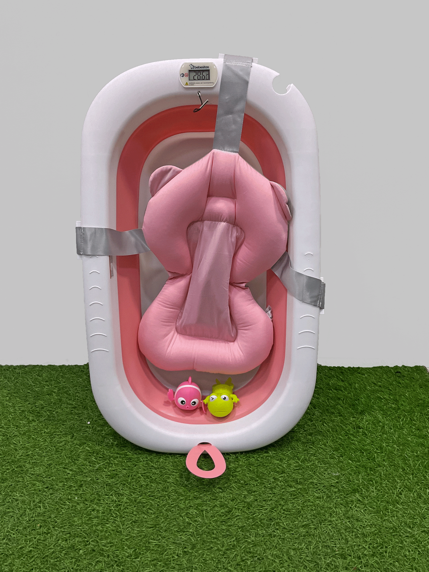 BAÑERA PLEGABLE CON TERMÓMETRO DÍGITAL - JJQ6666