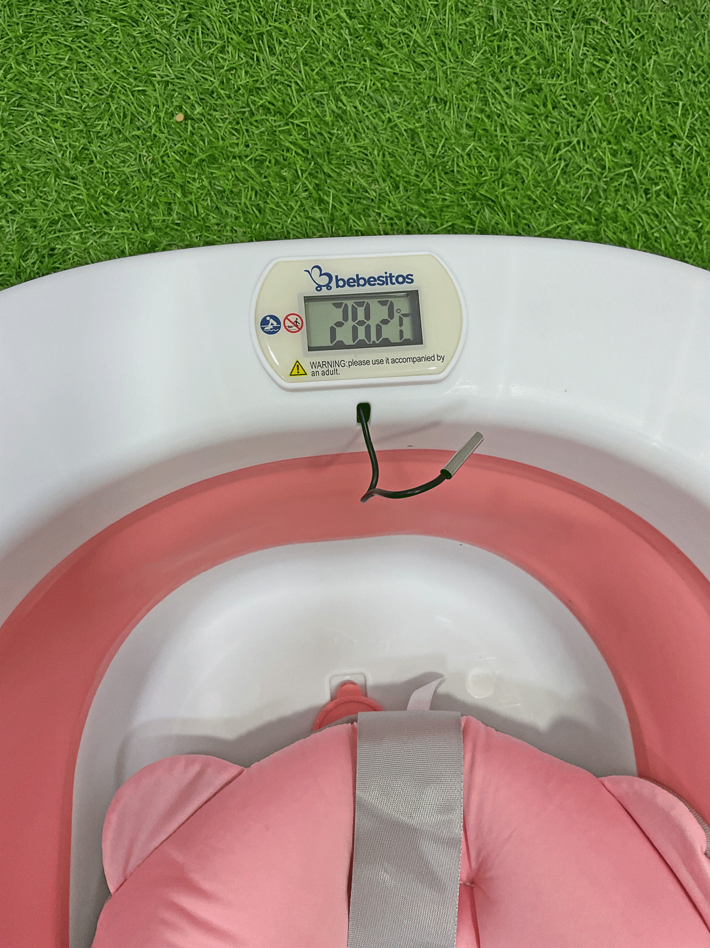 BAÑERA PLEGABLE CON TERMÓMETRO DÍGITAL - JJQ6666