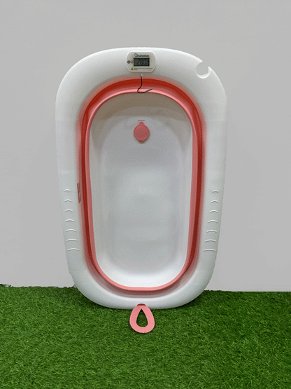 BAÑERA PLEGABLE CON TERMÓMETRO DÍGITAL - JJQ6666
