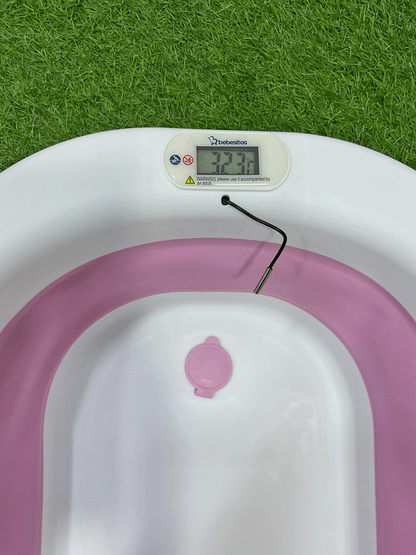 BAÑERA PLEGABLE CON TERMÓMETRO DÍGITAL -TUBBY5500