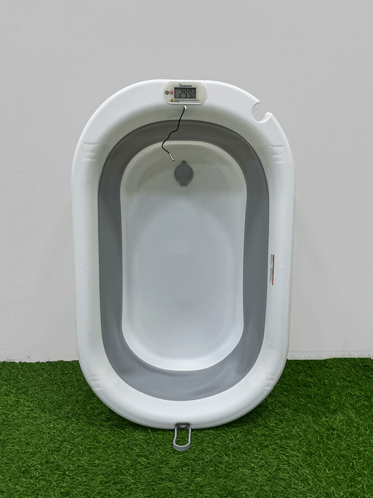 BAÑERA PLEGABLE CON TERMÓMETRO DÍGITAL -TUBBY5500