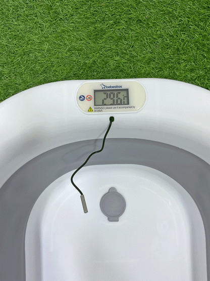 BAÑERA PLEGABLE CON TERMÓMETRO DÍGITAL -TUBBY5500