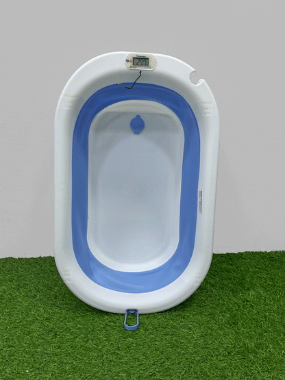 BAÑERA PLEGABLE CON TERMÓMETRO DÍGITAL -TUBBY5500