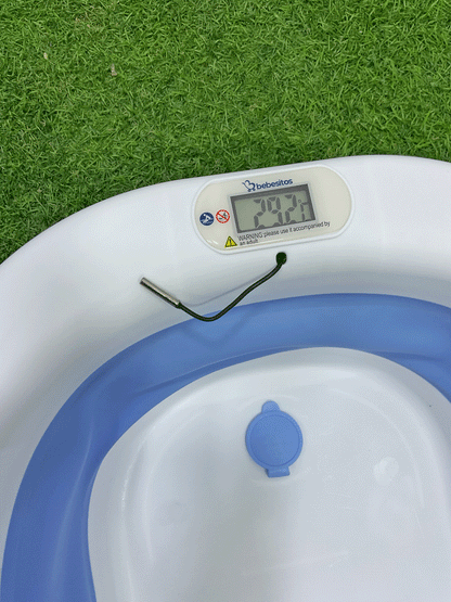 BAÑERA PLEGABLE CON TERMÓMETRO DÍGITAL -TUBBY5500