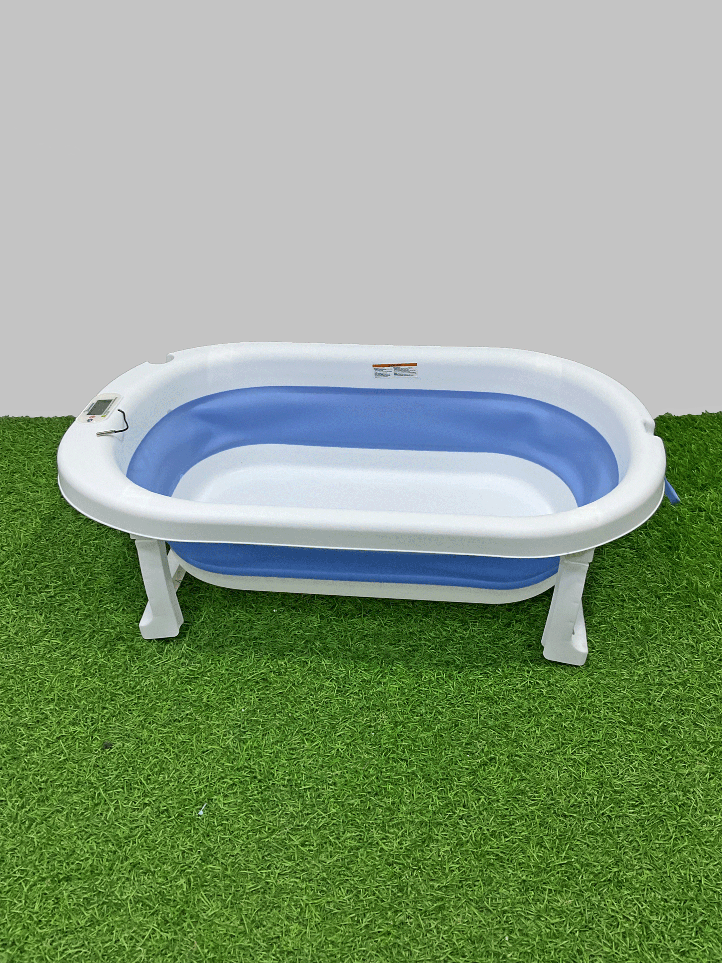 BAÑERA PLEGABLE CON TERMÓMETRO DÍGITAL -TUBBY5500