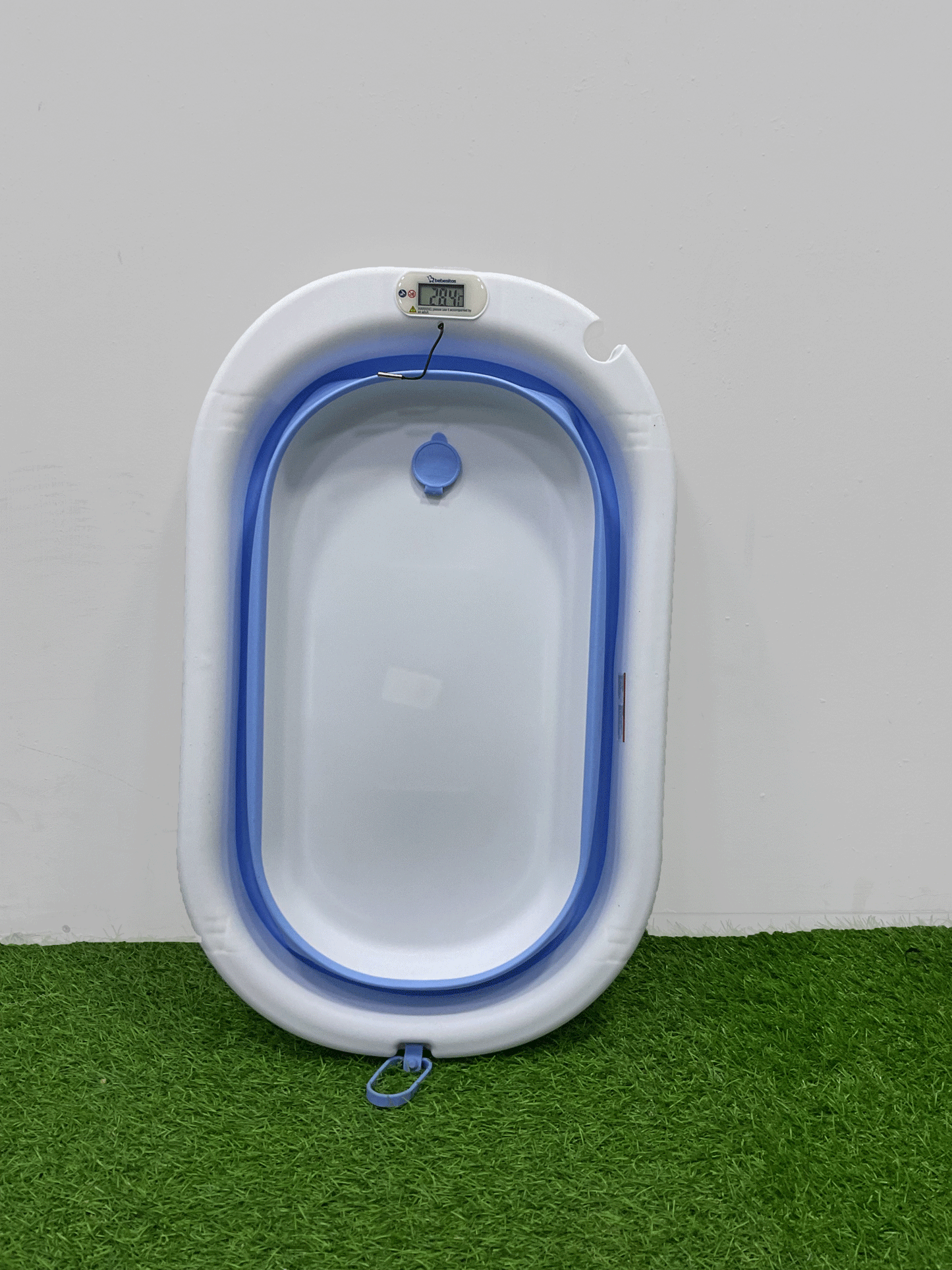 BAÑERA PLEGABLE CON TERMÓMETRO DÍGITAL -TUBBY5500