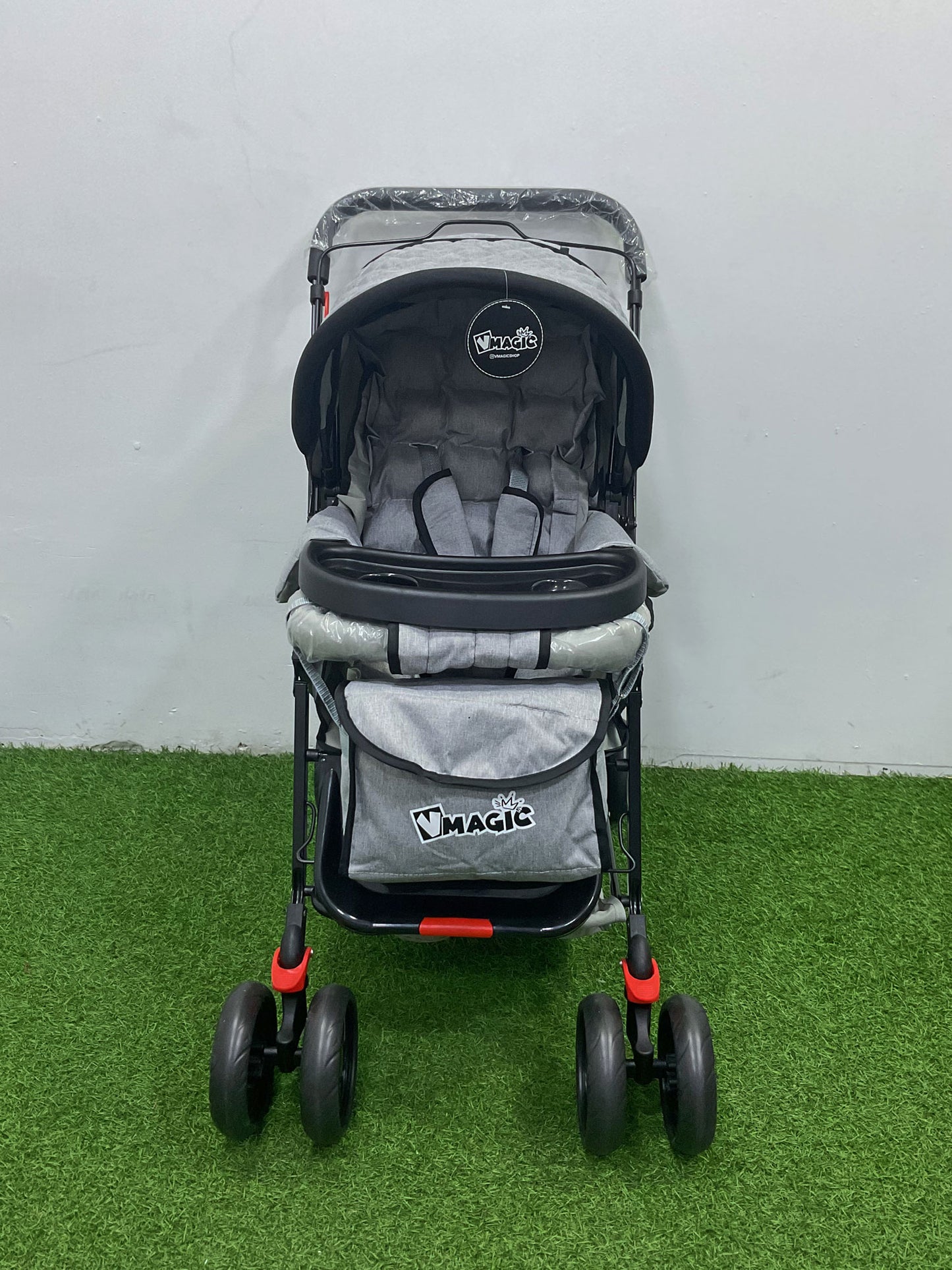 COCHE DOBLE VISTA - BD008GREY