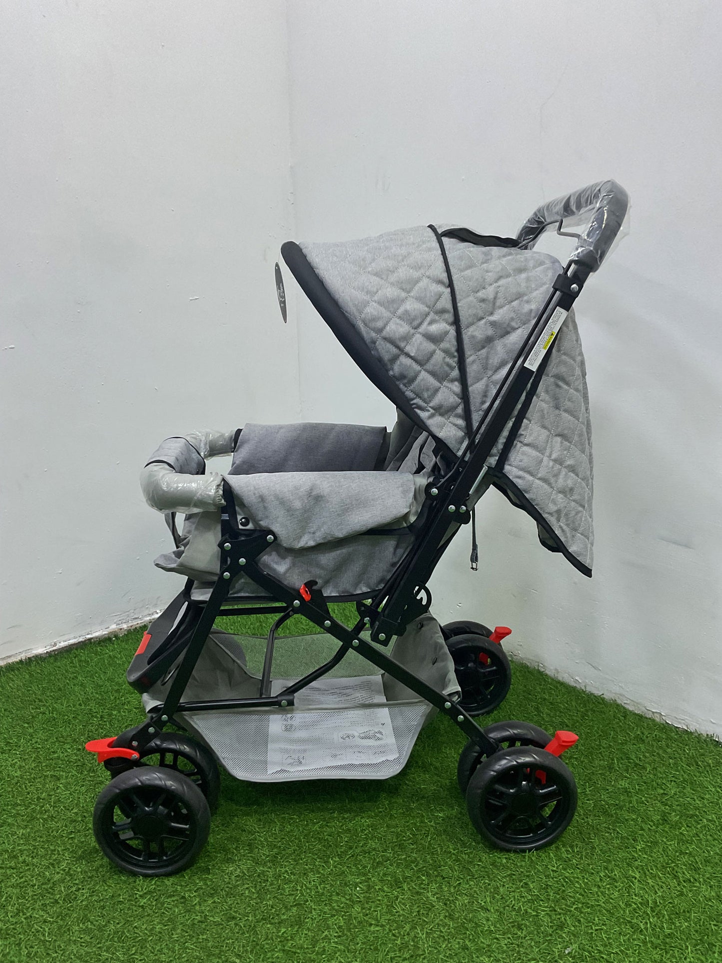 COCHE DOBLE VISTA - BD008GREY