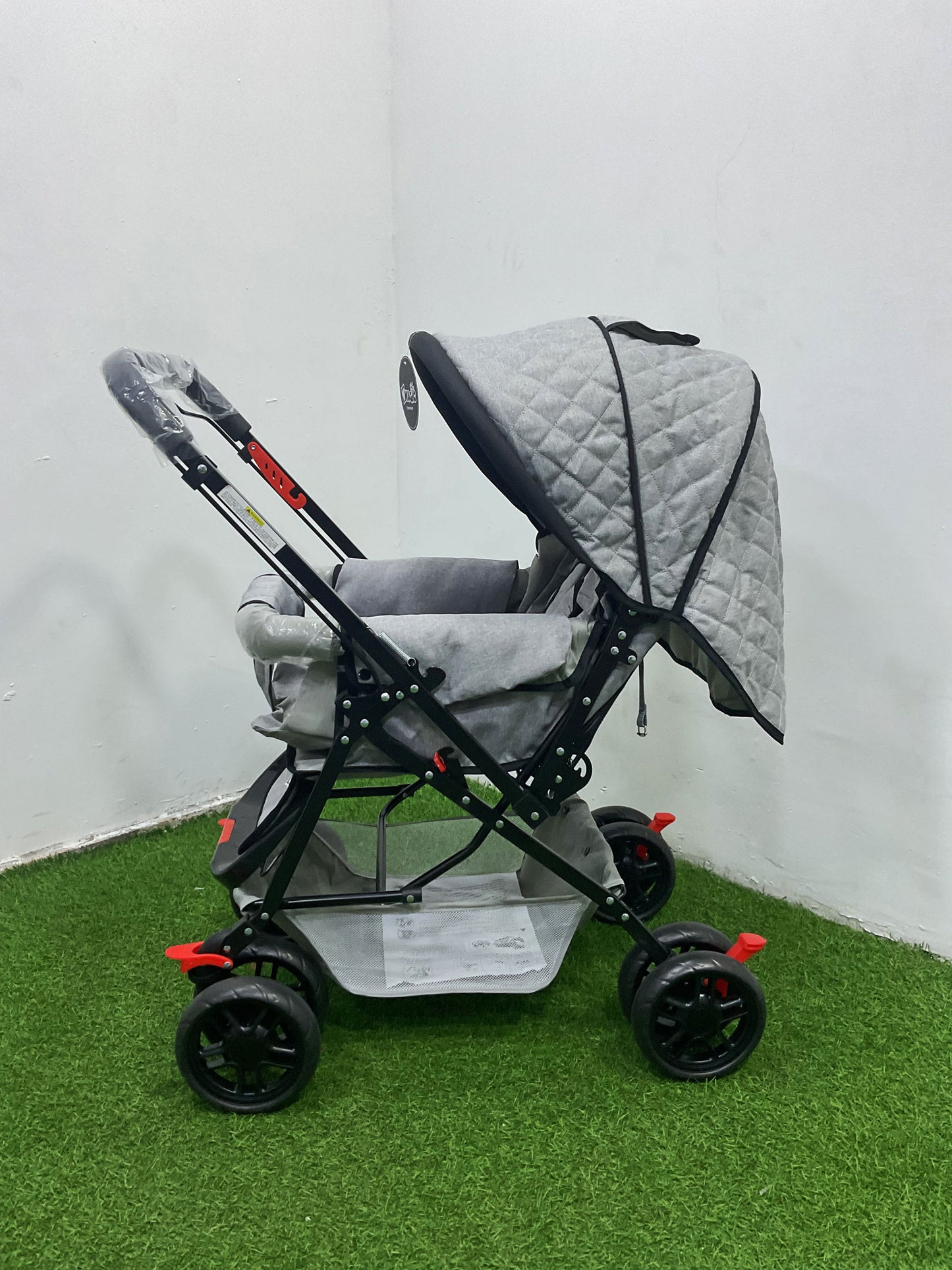 COCHE DOBLE VISTA - BD008GREY