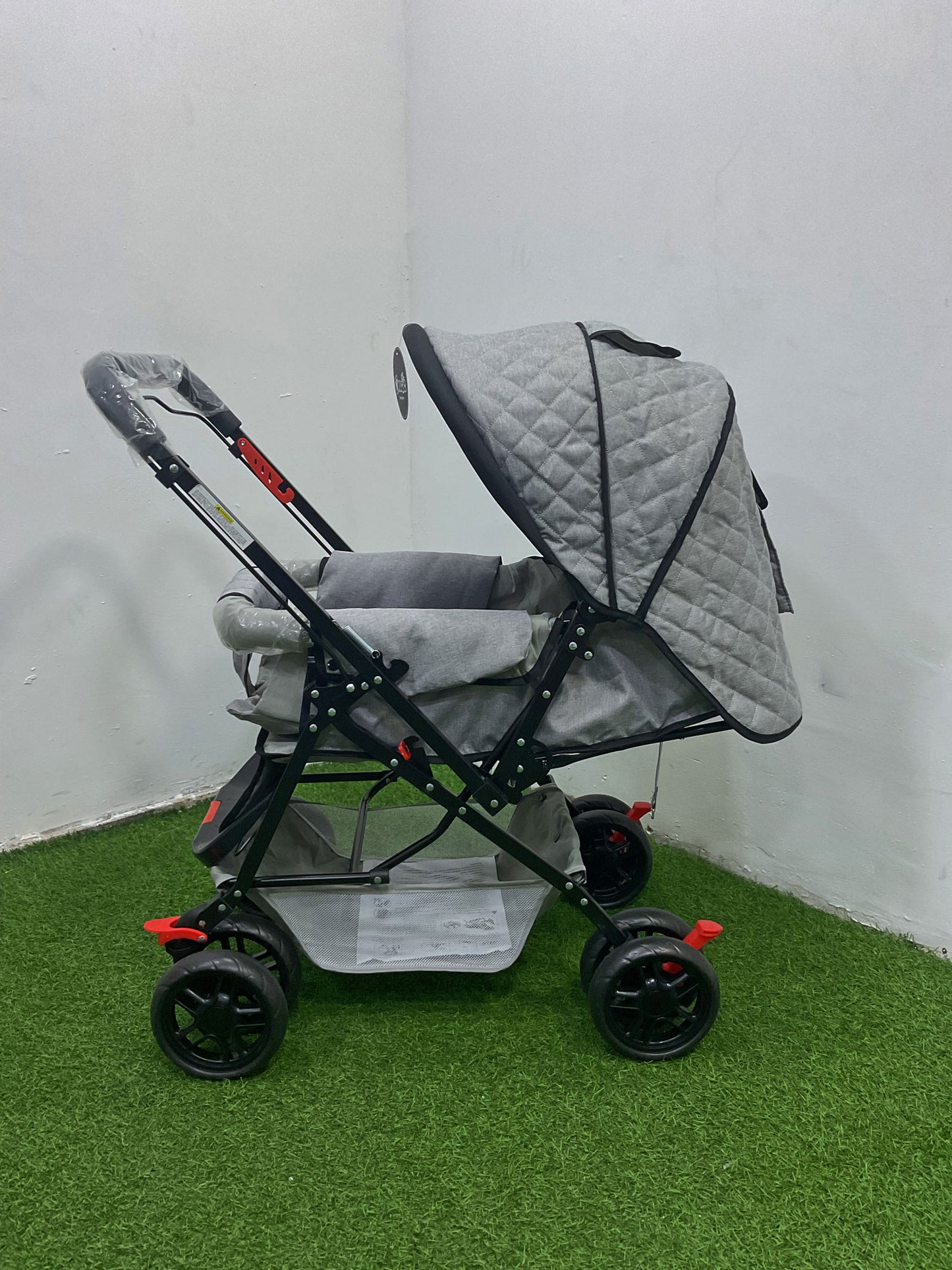 COCHE DOBLE VISTA - BD008GREY