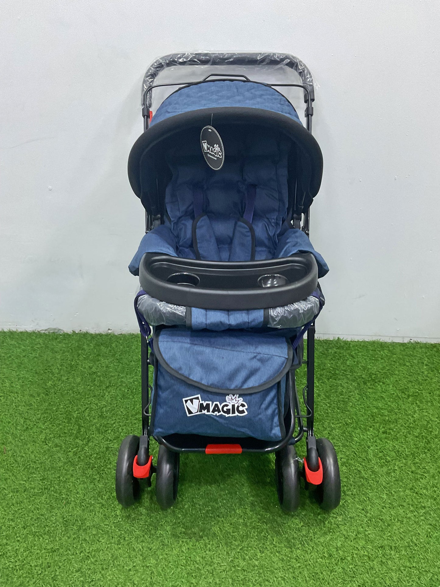 COCHE DOBLE VISTA - BD008 NAVY BLUE
