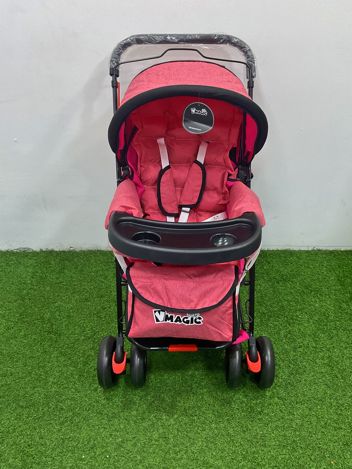 COCHE DOBLE VISTA - BD008PINK