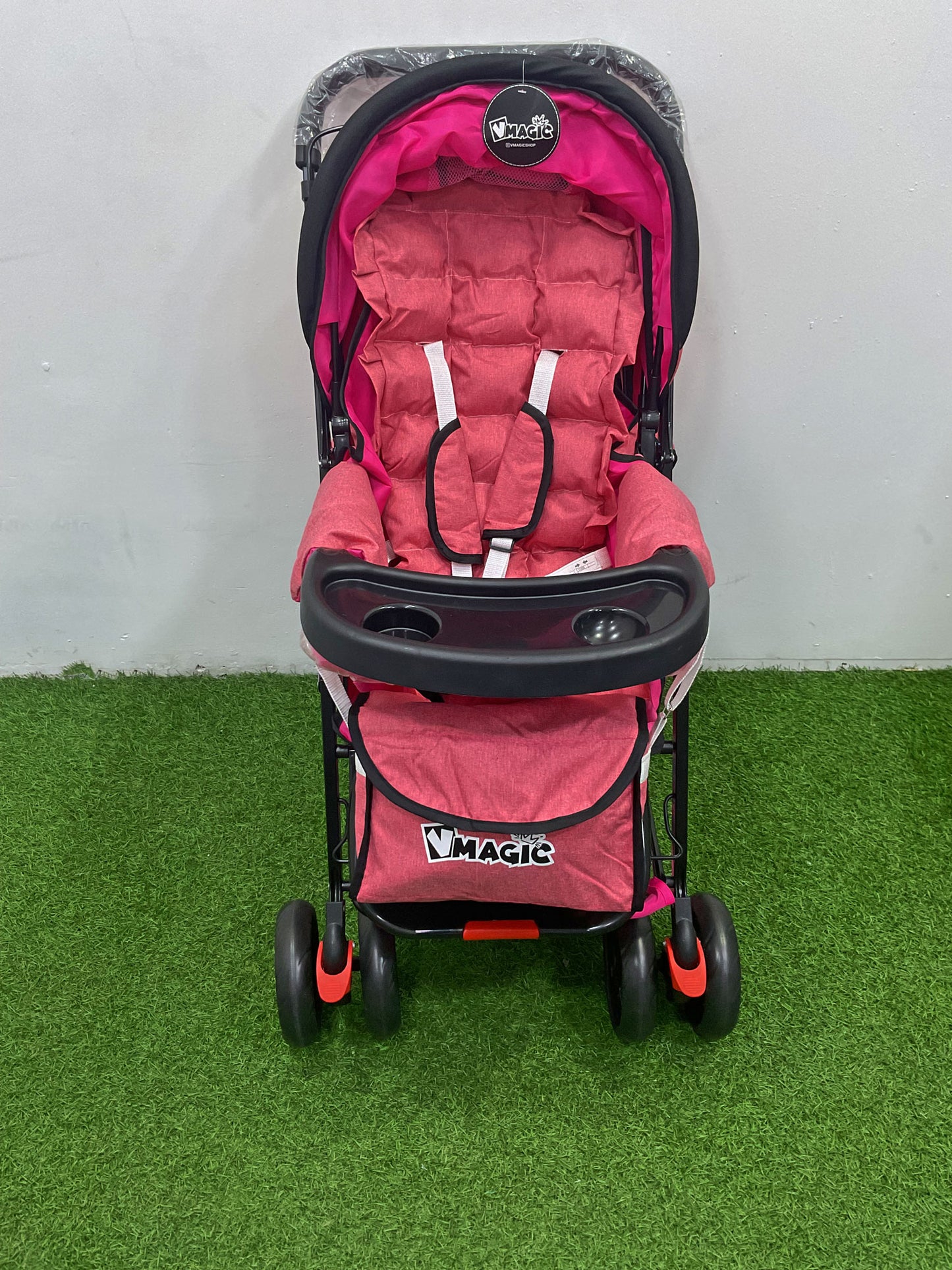 COCHE DOBLE VISTA - BD008PINK
