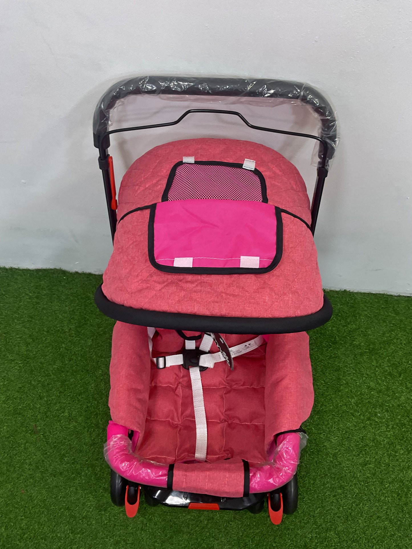 COCHE DOBLE VISTA - BD008PINK