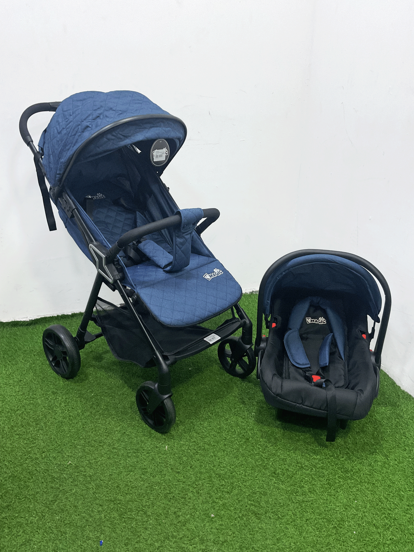 COCHE CON PORTA BEBE - 300DBLUE