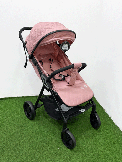 COCHE CON PORTA BEBE - 300DPINK