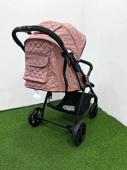 COCHE CON PORTA BEBE - 300DPINK